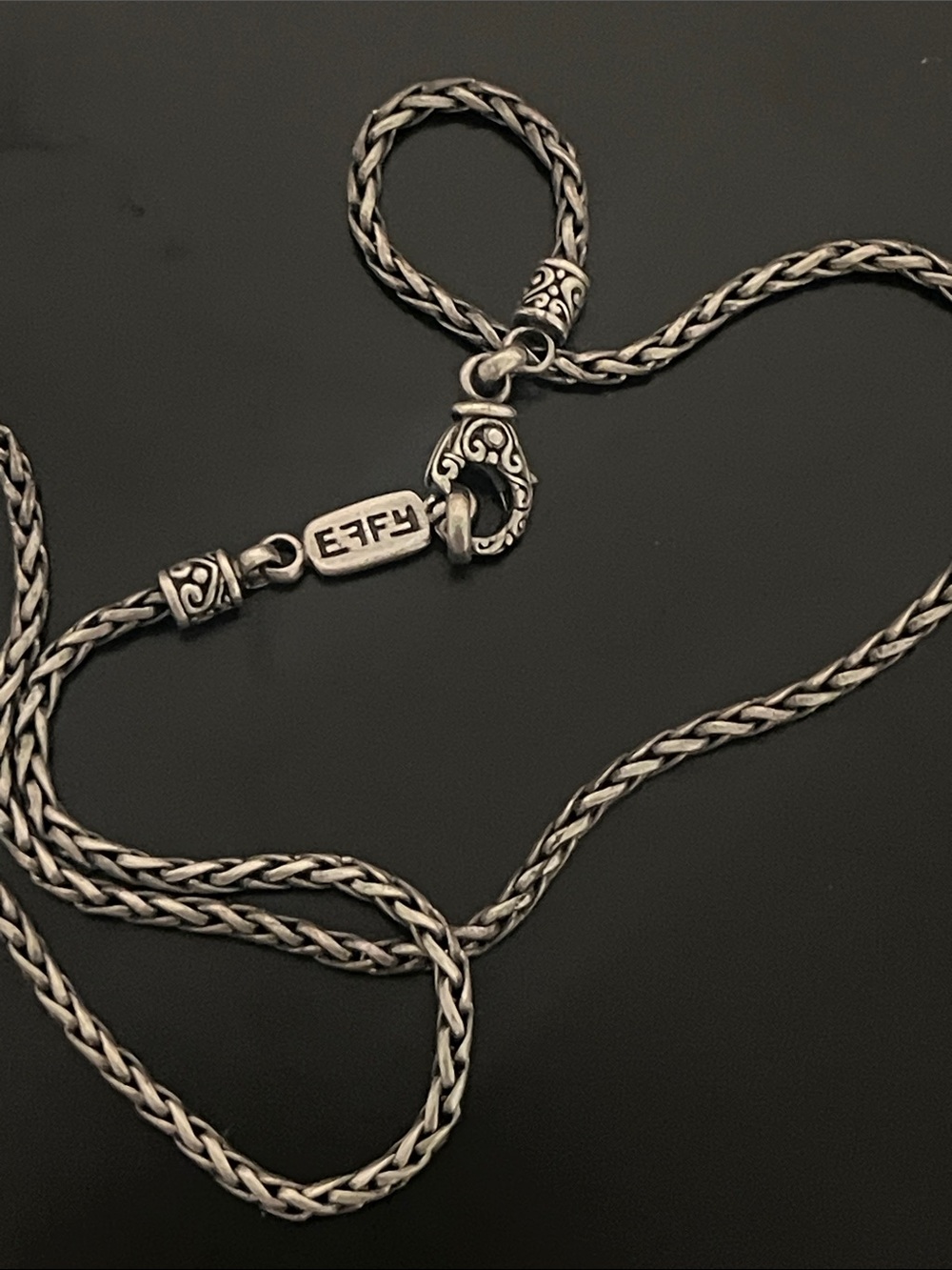 Effy Sterling Silver Rope Chain Necklace - Silver
